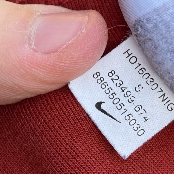 Nike Tech Fleece Sportswear Red Camouflage Sweatpants Red Small - Picture 5 of 6